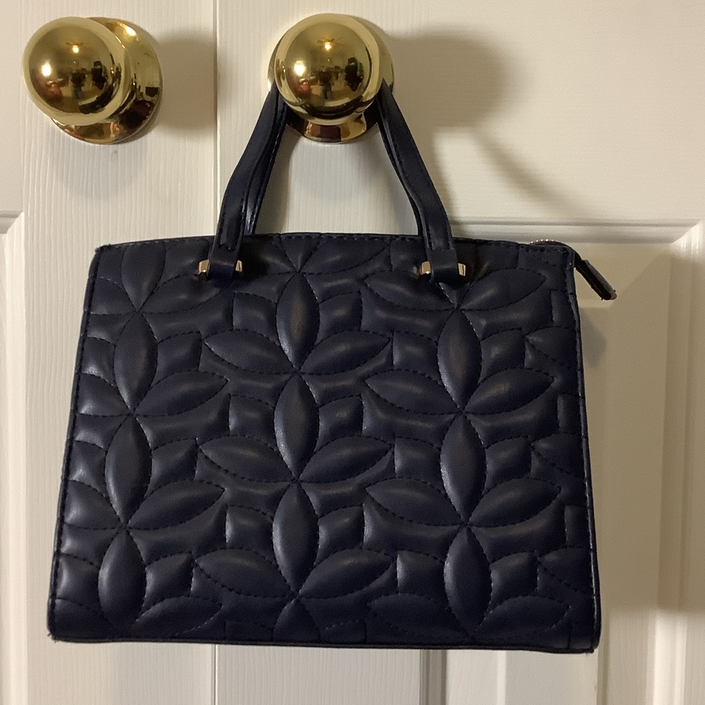 Draper James RSVP Small Handbag, Navy Blue